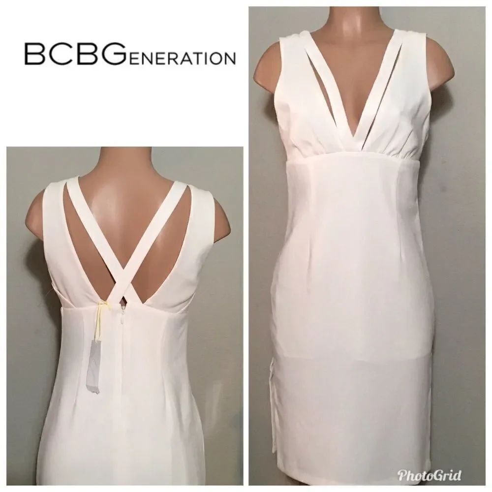 BCBG empire waist sheath dress. NWT